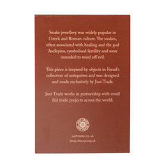 Freud Snake Oval Necklace