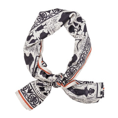 Freud's Study Long Silk Scarf by Rory Hutton