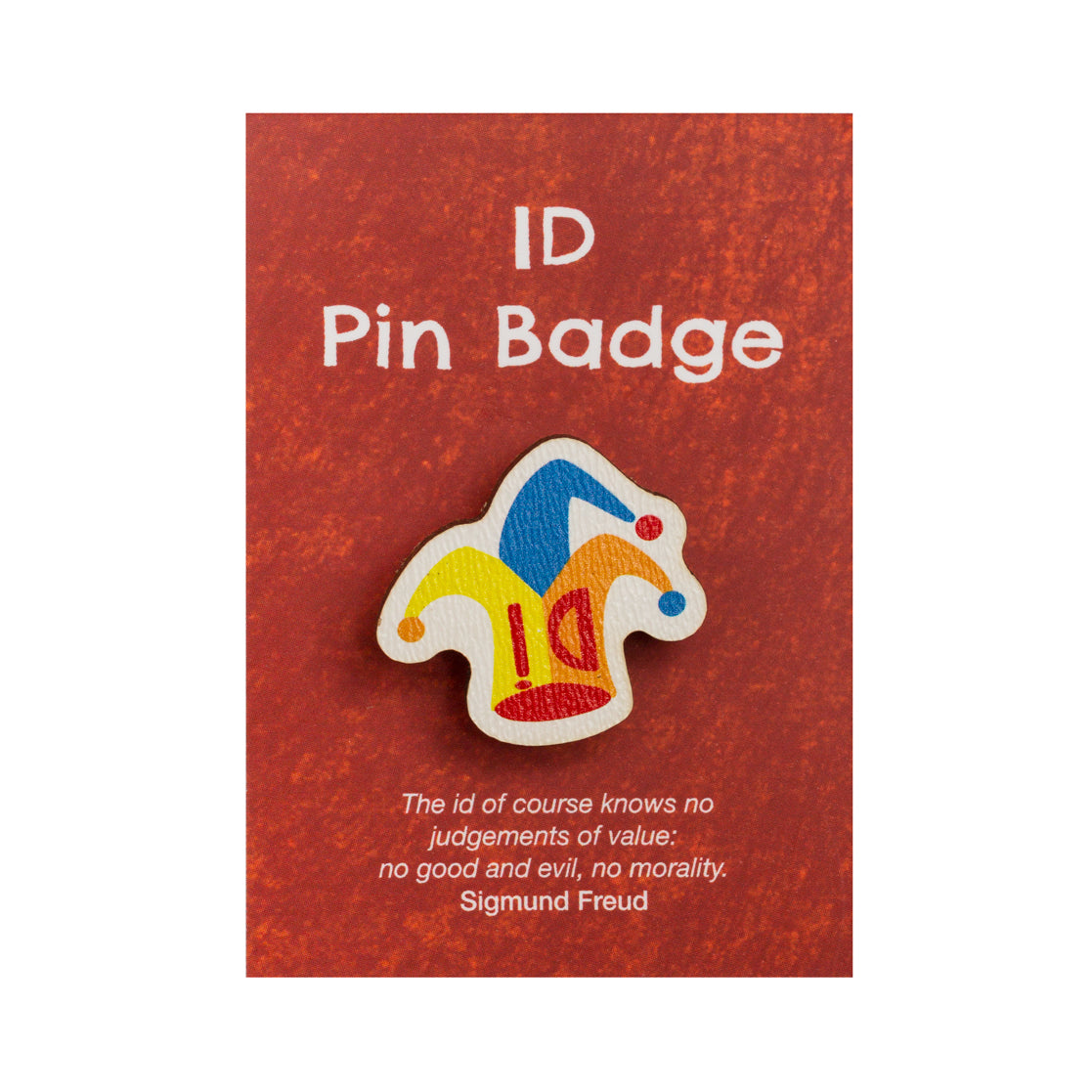 Wooden Id, Ego, Superego Badges