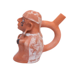 Peruvian Figure of a Dignitary - Replica of Freud's Vessel by Martha Todd