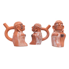 Peruvian Figure of a Dignitary - Replica of Freud's Vessel by Martha Todd