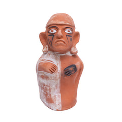 Peruvian Figure of a Dignitary - Replica of Freud's Vessel by Martha Todd