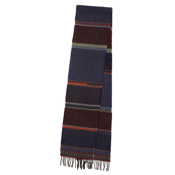 Wallace and Sewell Merino Lambswool Cassia Ink Scarf – Freud