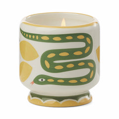 Wild Lemongrass Ceramic Candle