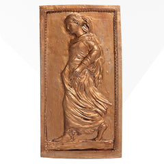 Gradiva - Plaster-cast Figurine with gold finish