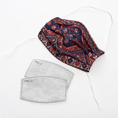 Face Mask with Freud's Rug Pattern