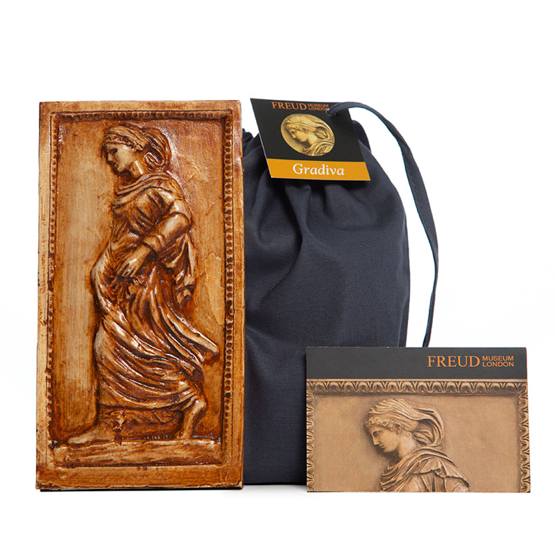 Gradiva - Plaster-cast Replica of Freud's Relief by Martha Todd