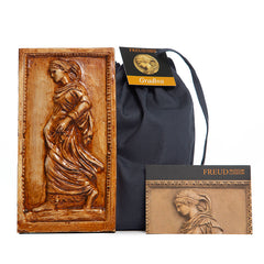 Gradiva - Plaster-cast Replica of Freud's Relief by Martha Todd