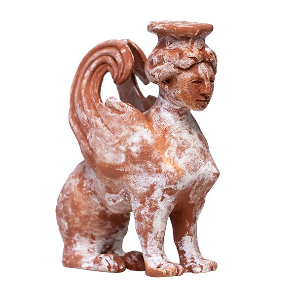Sphinx - Teracotta Replica of Freud's Ceramic Figurine by Sun Ae Kim