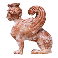 Replica of sigmund Freud's sphinx by artist Sun Ae Kim