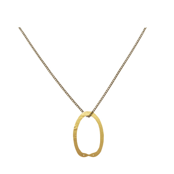 Freud Snake Oval Necklace