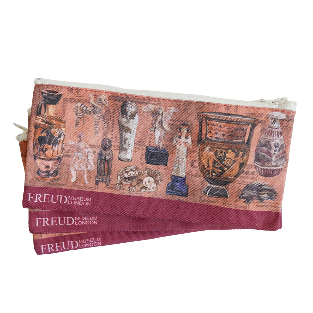 Freud's Collection Pencil Case - based on artwork by Portia Graves