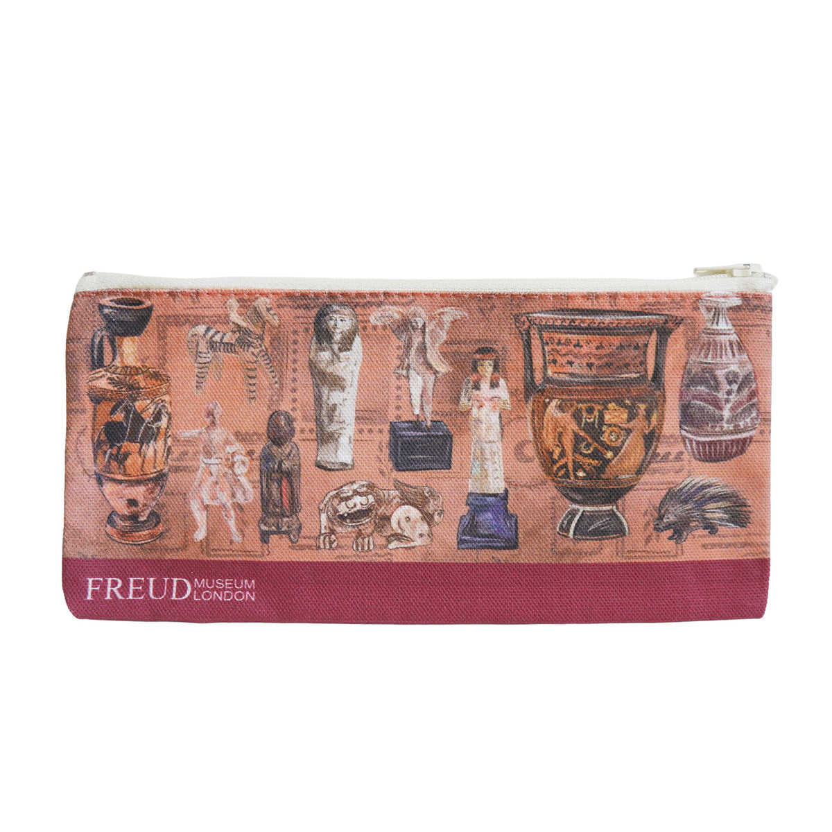 Freud's Collection Pencil Case - based on artwork by Portia Graves