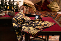 Freud's Study Square Silk Scarf by Rory Hutton