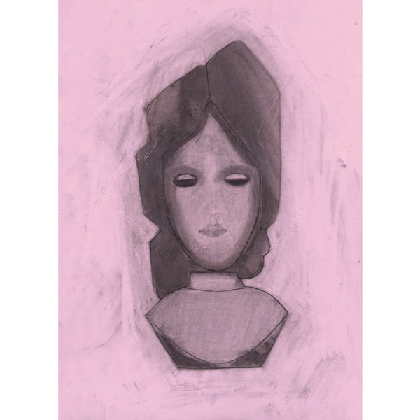 Headcase 4 by Cathie Pilkington (postcard)