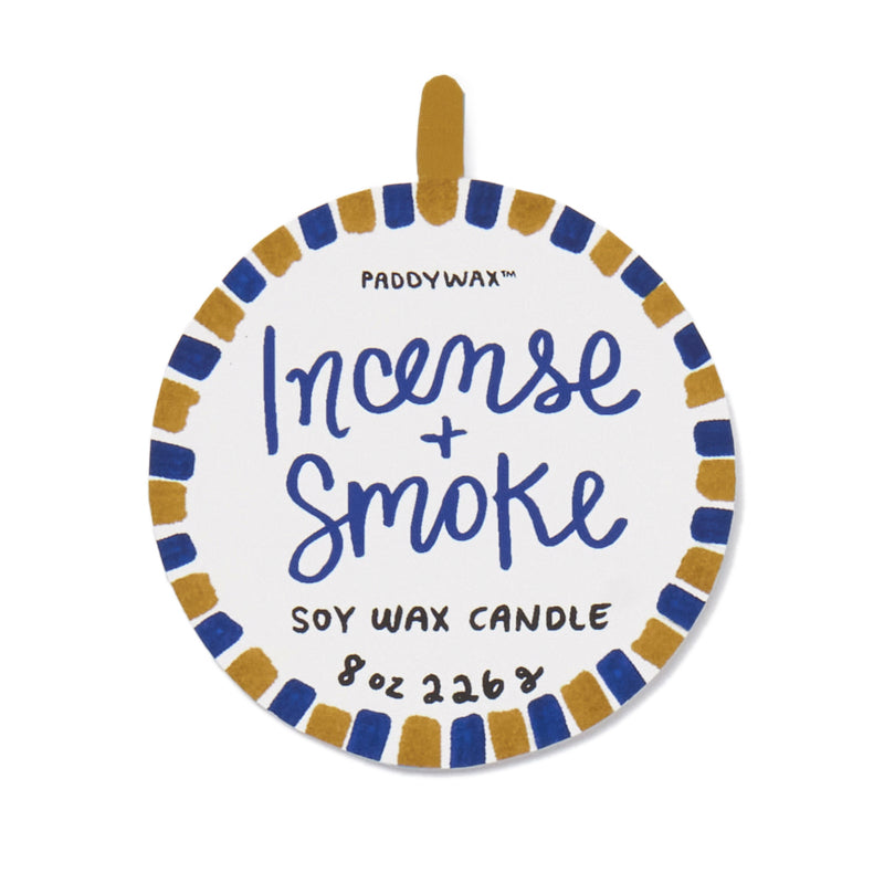 Incense and Smoke Ceramic Candle