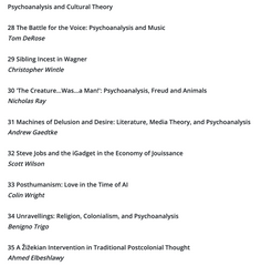 Bloomsbury Handbook to Literature and Psychoanalysis - ed. by Jeremy Tambling