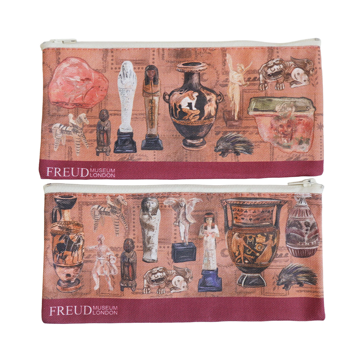 Freud's Collection Pencil Case - based on artwork by Portia Graves
