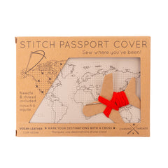 Stitch Passport Cover Natural