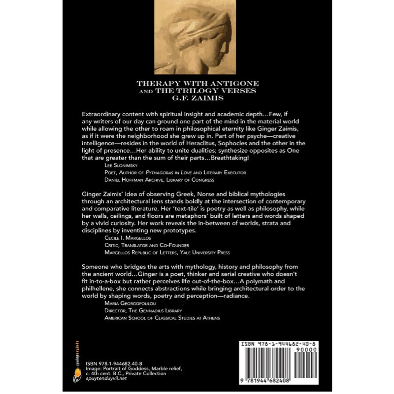 Therapy with Antigone: and the Trilogy Verses  by G. F. Zaimis