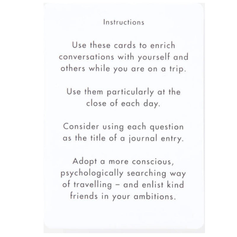 Travel Therapy Cards