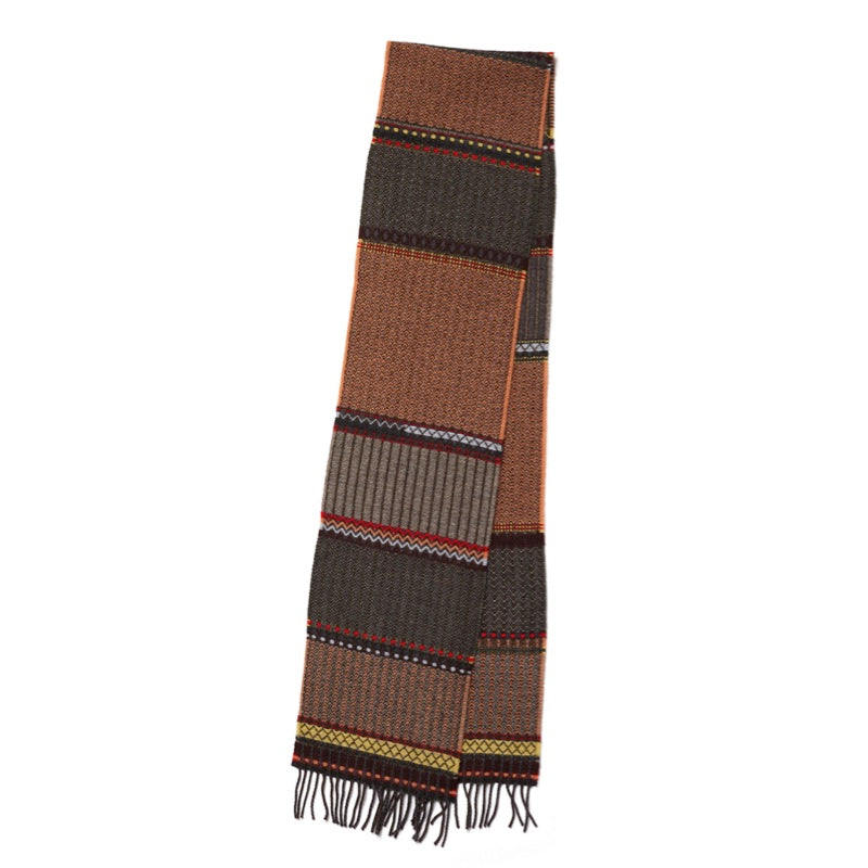 Wallace and Sewell Merino Lambswool Cassia Vole Scarf