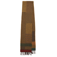 Wallace and Sewell Merino Lambswool Houten Ochre Scarf
