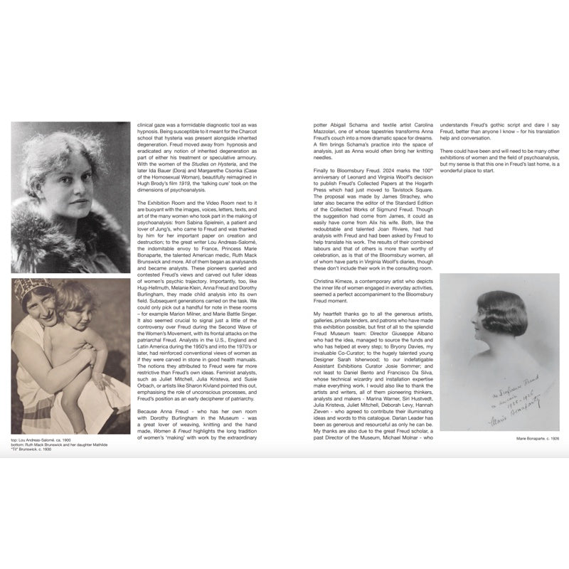 Women & Freud: Patients, Pioneers, Artists Exhibition Catalogue - ed. Lisa Appignanesi