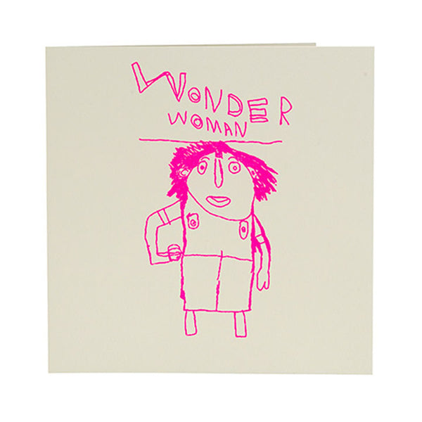 Wonder woman - Peter Andrews (greeting card)