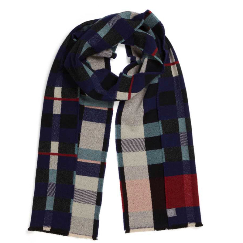 100% Lambswool Scarf - Bauhaus Stolzl Indigo 
