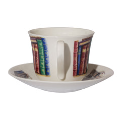 Creative Writing Breakfast Cup and Saucer, Fine Bone China, Made in the UK