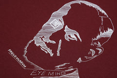 Loose t-shirt designed exclusively for the Freud Museum, with illustration of Sigmund Freud by his artist great-ganddaughter, Jane McAdam-Freud.