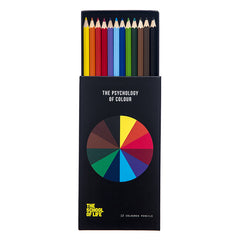 Psychology of colour pencil set