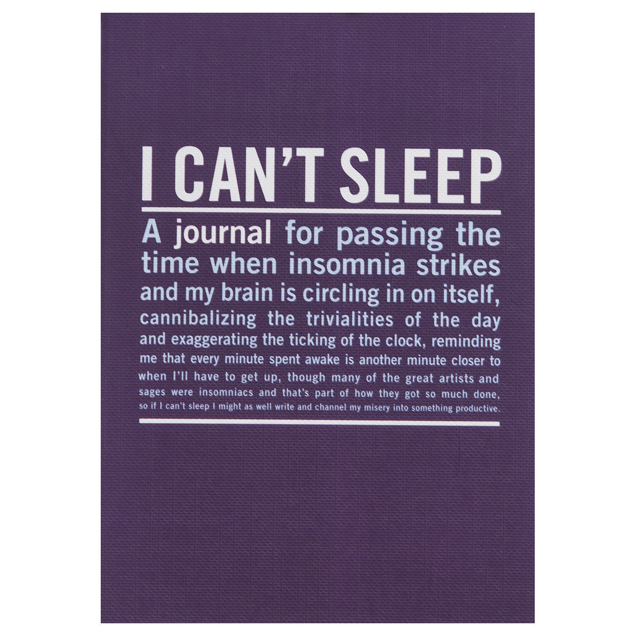 I Can’t Sleep - Inner Truth Journal – Freud Museum Shop