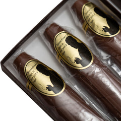 Freudian cigar, chocolate cigar, Sigmund Freud, Freud's cigar as solid milk chocolate