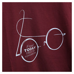 "Freud Today, Freud Tomorrow" t-shirt, exclusive to Freud Museum, red