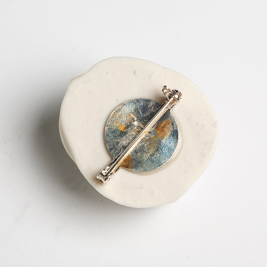 Porcelain Brooch Doll's Face - Martha Todd, for the Uncanny exhibition at the Freud Museum
