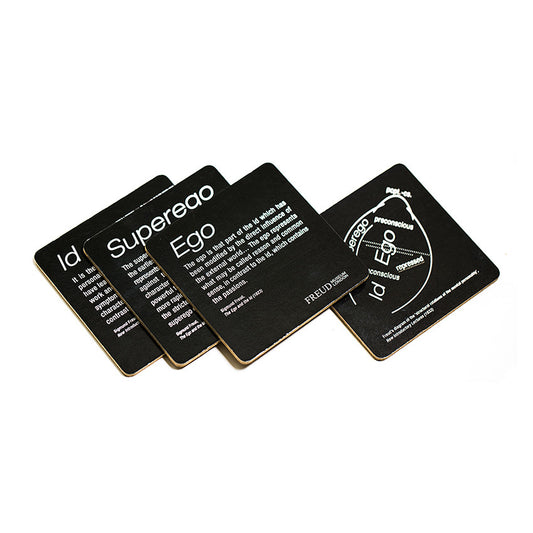 Id, Ego, Superego, Diagram coaster set - Freud Museum London