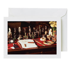 greeting card: Freud's desk