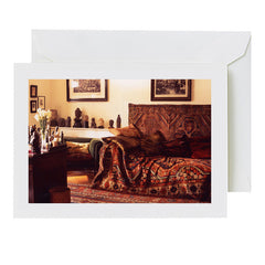 Greeting card: Freud's couch and study