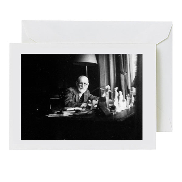 Freud in his Study (greeting card)