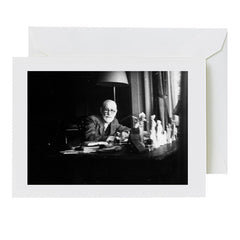 Sigmund Freud photo greeting card