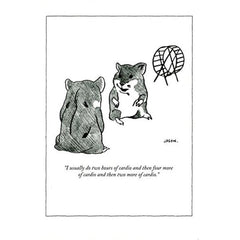 Cardio - New Yorker Greeting card