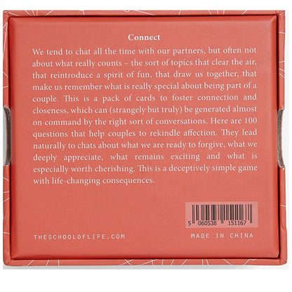 Connect - a card game to foster connection and closeness