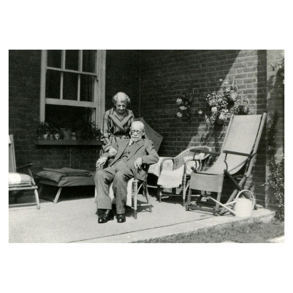 Sigmund and Martha Freud (postcard)