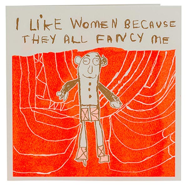 I Like Women - Peter Andrews (greeting card)