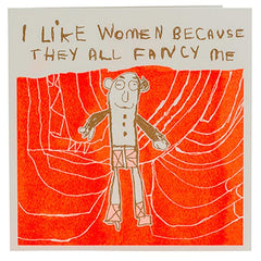 I Like Women - Peter Andrews (greeting card) arthouse unlimited