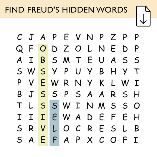 Freudian Word Search