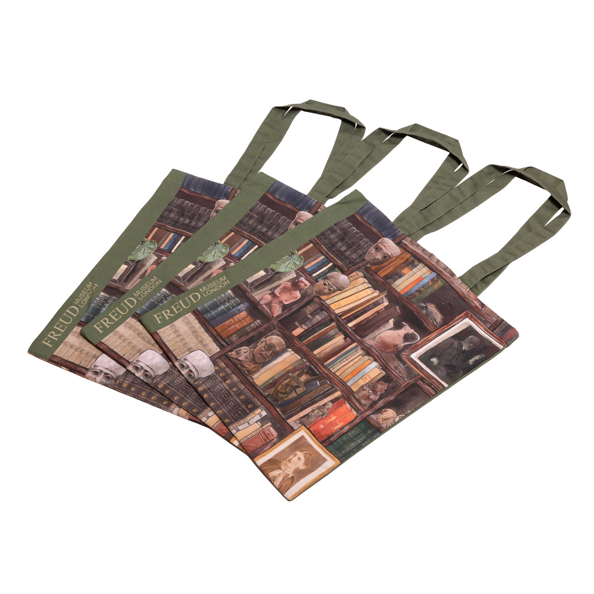 Freud's Library Tote Bag