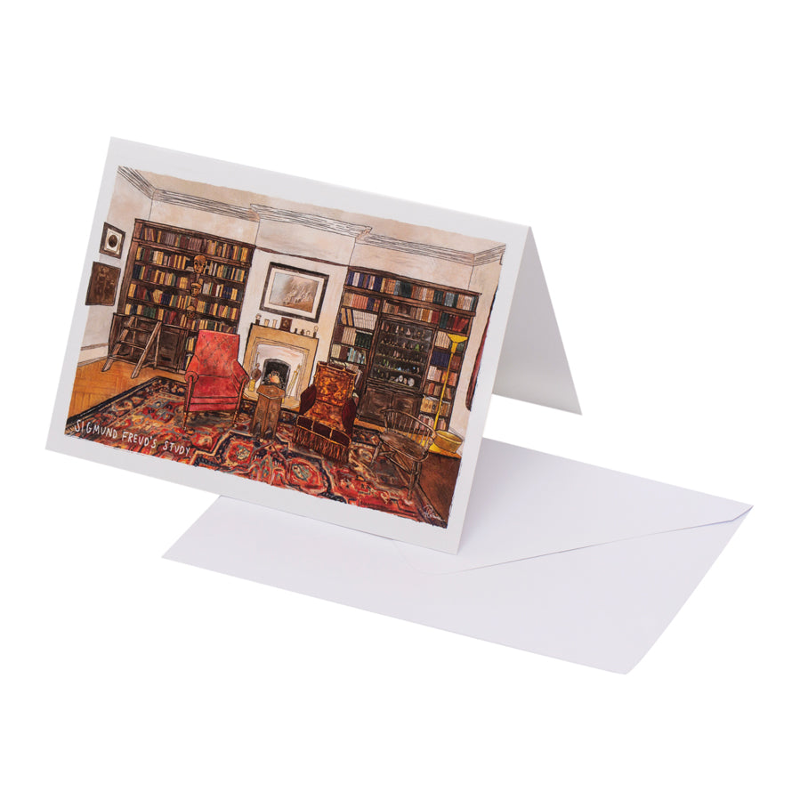 Sigmund Freud’s Study Greeting Card